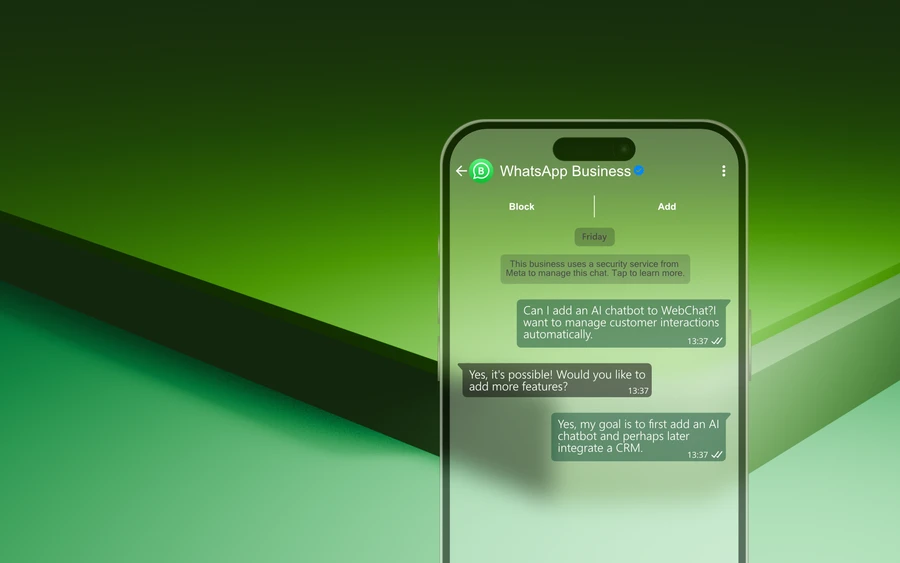 WebChat and WhatsApp