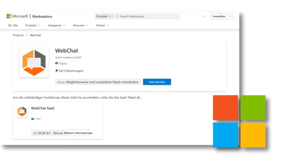 Microsoft Marketplace öffnen