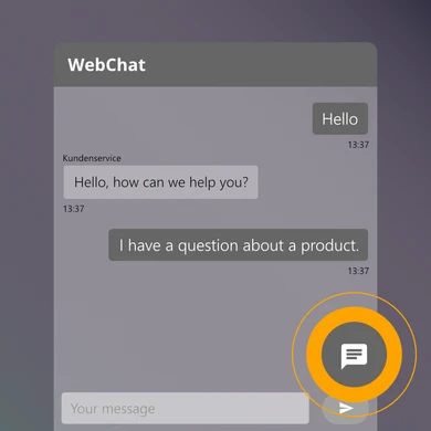 Función de prueba en vivo del widget