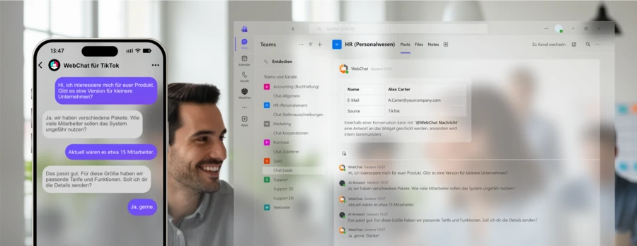 TikTok und Teams